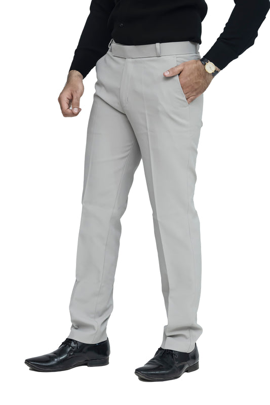 KRAZY™ SF-1 Men's Formal Trouser – Pure Cotton Fabric | Classic Formal Fit Pant