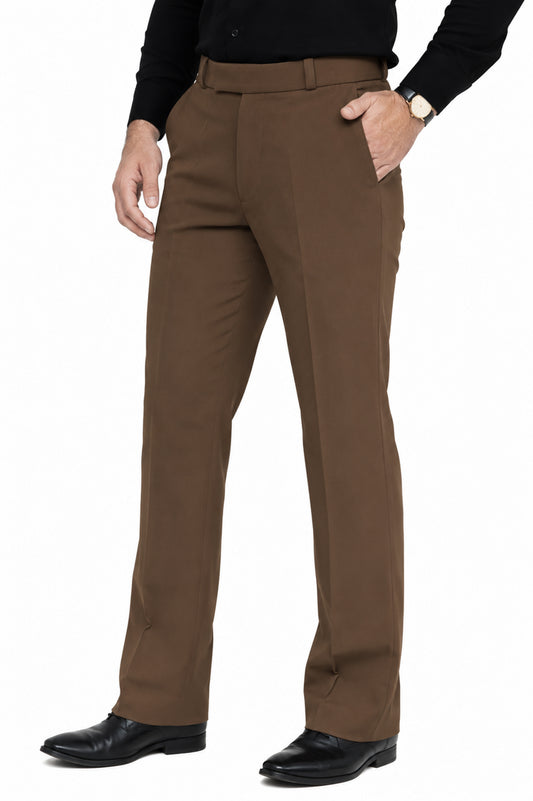 KRAZY™ SF-1 Men's Formal Trouser – Pure Cotton Fabric | Classic Formal Fit Pant