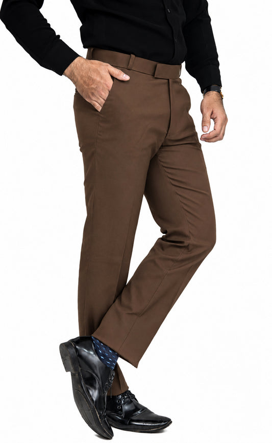 KRAZY™ SF-1 Men's Formal Trouser – Pure Cotton Fabric | Classic Formal Fit Pant