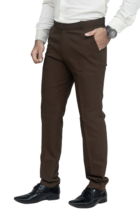 KRAZY™ SF-1 Men's Formal Trouser – Pure Cotton Fabric | Classic Formal Fit Pant