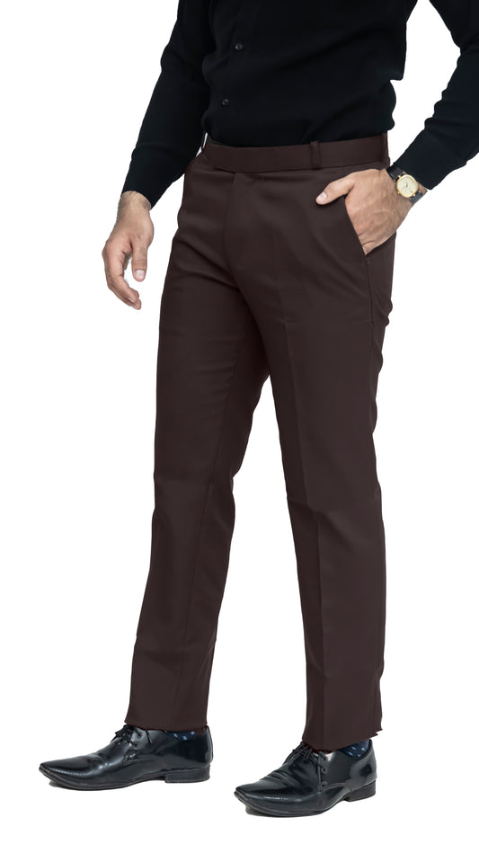 KRAZY™ SF-1 Men's Formal Trouser – Pure Cotton Fabric | Classic Formal Fit Pant